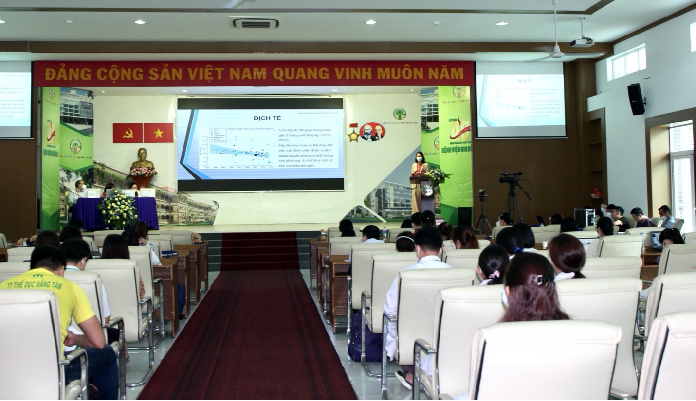 dậy thì sớm, hội thảo dậy thì sớm, bệnh viện nhi đồng 2, điều trị dậy thì sớm, bác sĩ chuyên khoa nội tiết